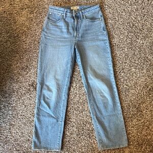 Madewell curvy perfect vintage straight jean